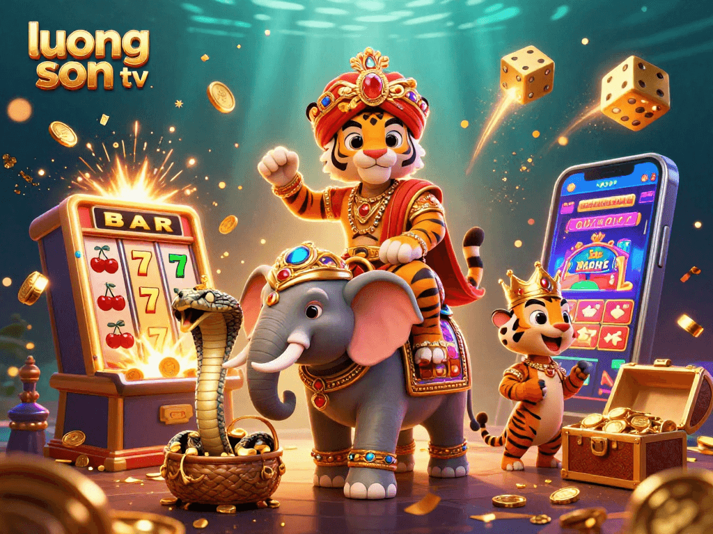 Experience excitement with luong son tv and its dynamic gaming elements in this vibrant scene.
