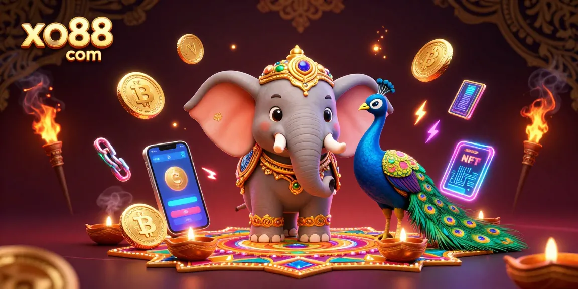 Spinning jackpots and winning strategies at xo88 com in a vibrant, captivating casino scene.