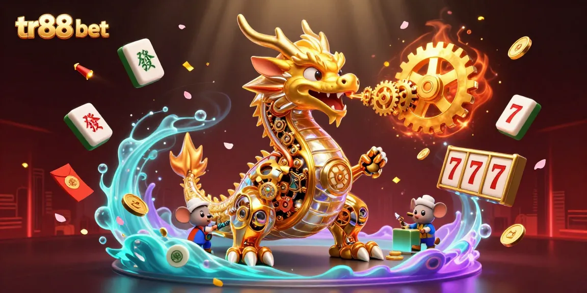 Engage in thrilling action with tr88 bet, enjoy dynamic games featuring a golden dragon and riches.