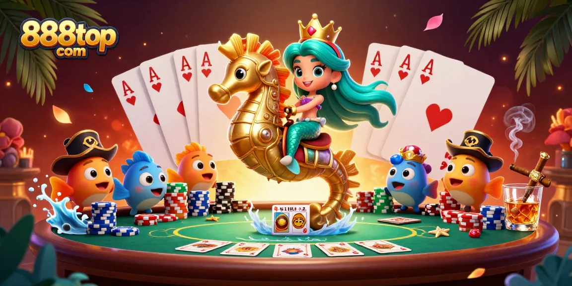 Experience the thrills of 888top com with a vibrant casino-themed illustration bursting with color and excitement.