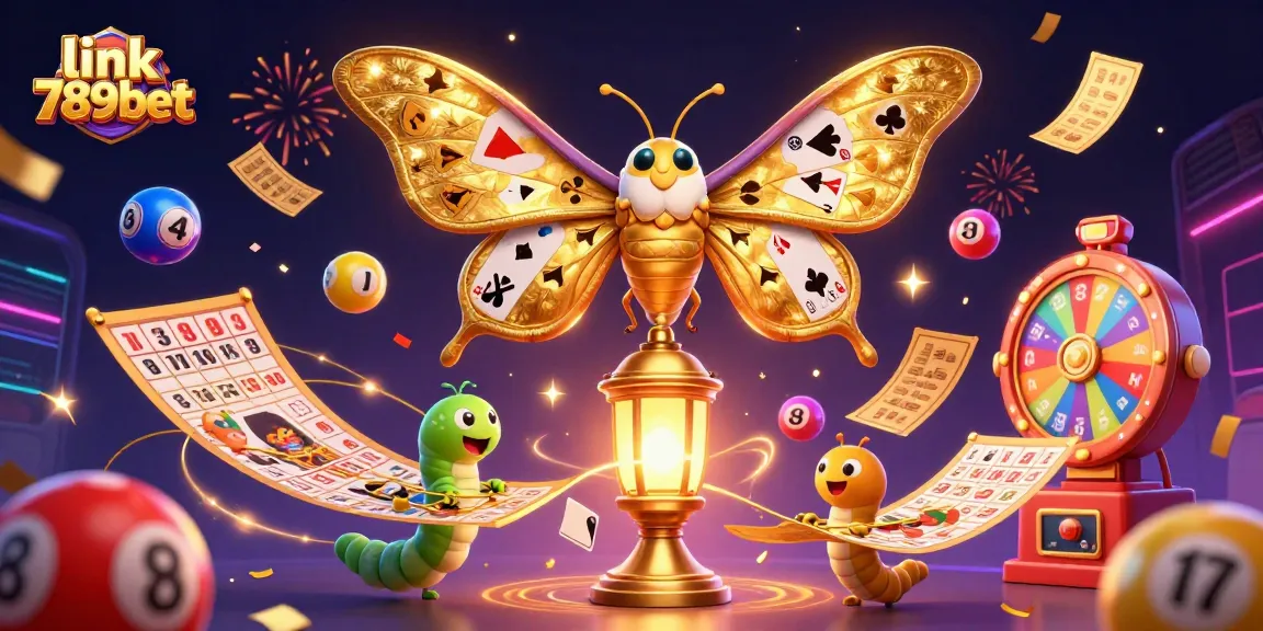 Experience thrilling wins at 789bet with colorful lottery elements and vibrant casino scenes.