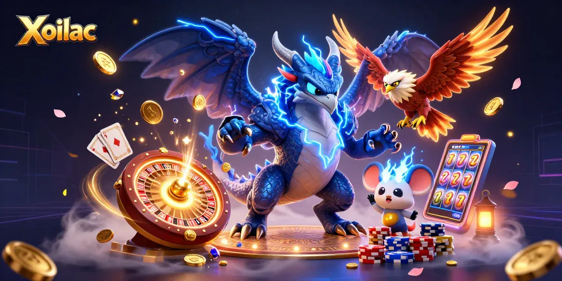 Xoilac offers an electrifying online experience with dynamic gaming elements and vibrant 3D visuals.