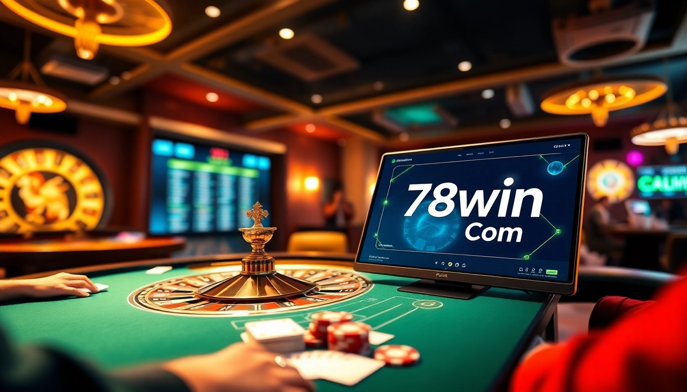 Experience the thrilling environment of 78win Com with engaging online betting on roulette and poker.