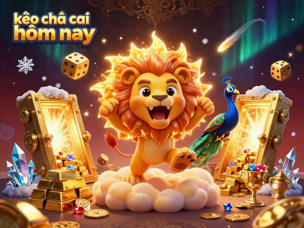 Experience thrilling bets with kèo nhà cái hôm nay featuring vibrant 3D graphic art.