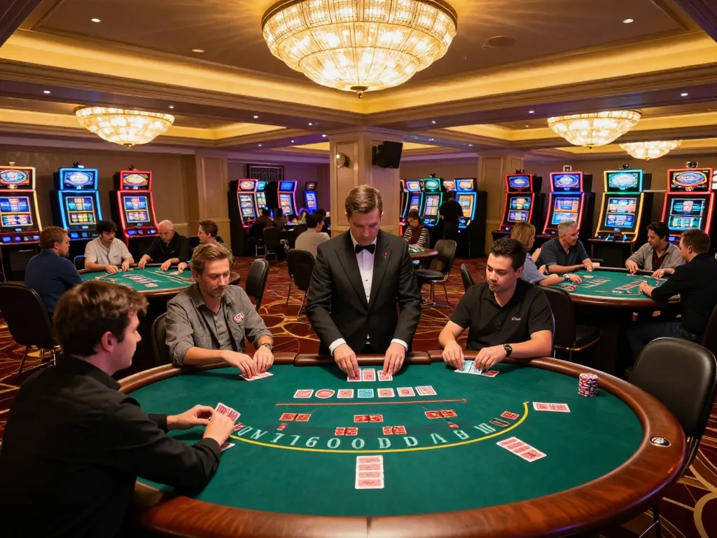 Players winning at Sunwin poker tables, showcasing engaging gameplay and casino atmosphere