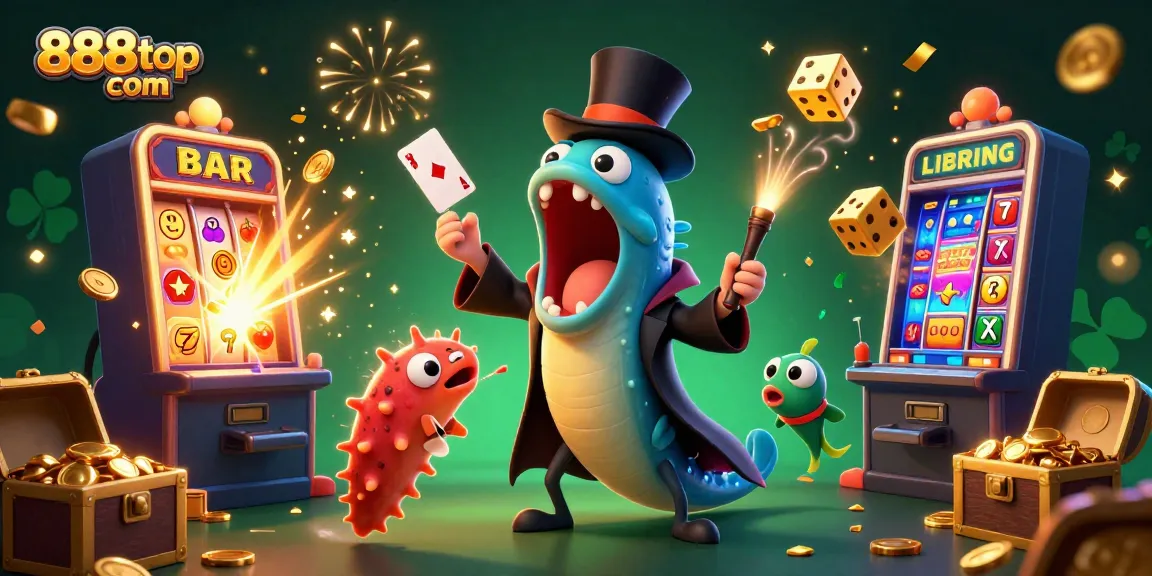 Experience thrilling card tricks at 888top com with captivating casino elements and magical characters.